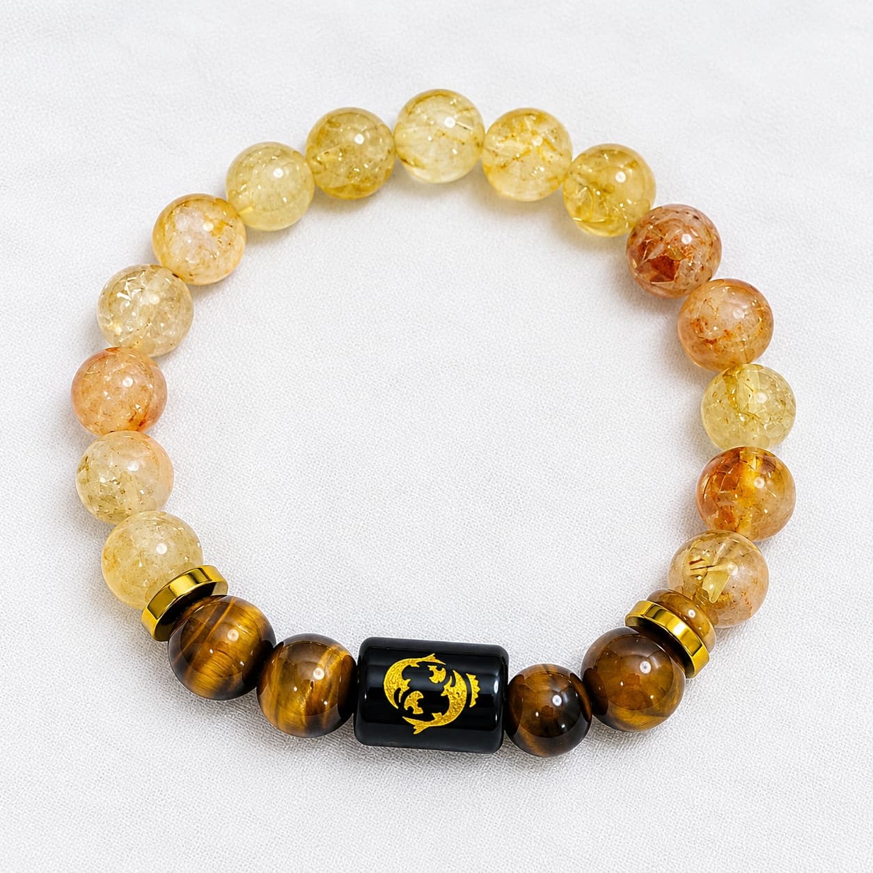 Zairish Global Pisces Zodiac Bracelet ( मीन राशि ) | For Unisex