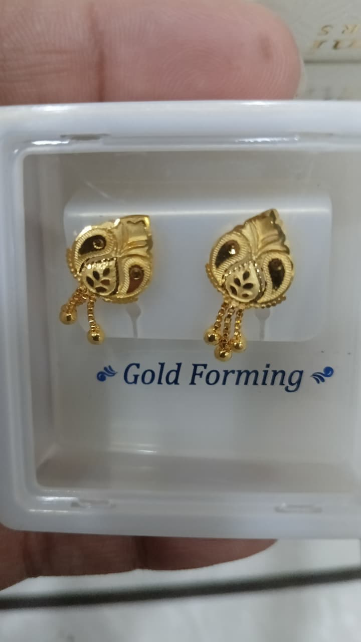 Jhumka Maicro Gold Plate