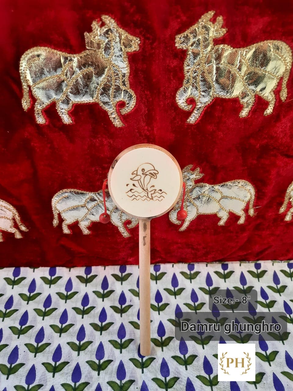Wooden Damru Khilona