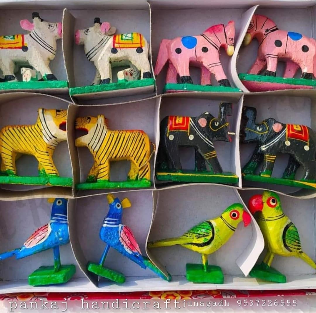 Wooden Animal Khilona
