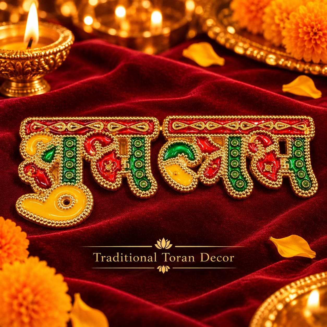 Meenakari Shubh Labh Letters