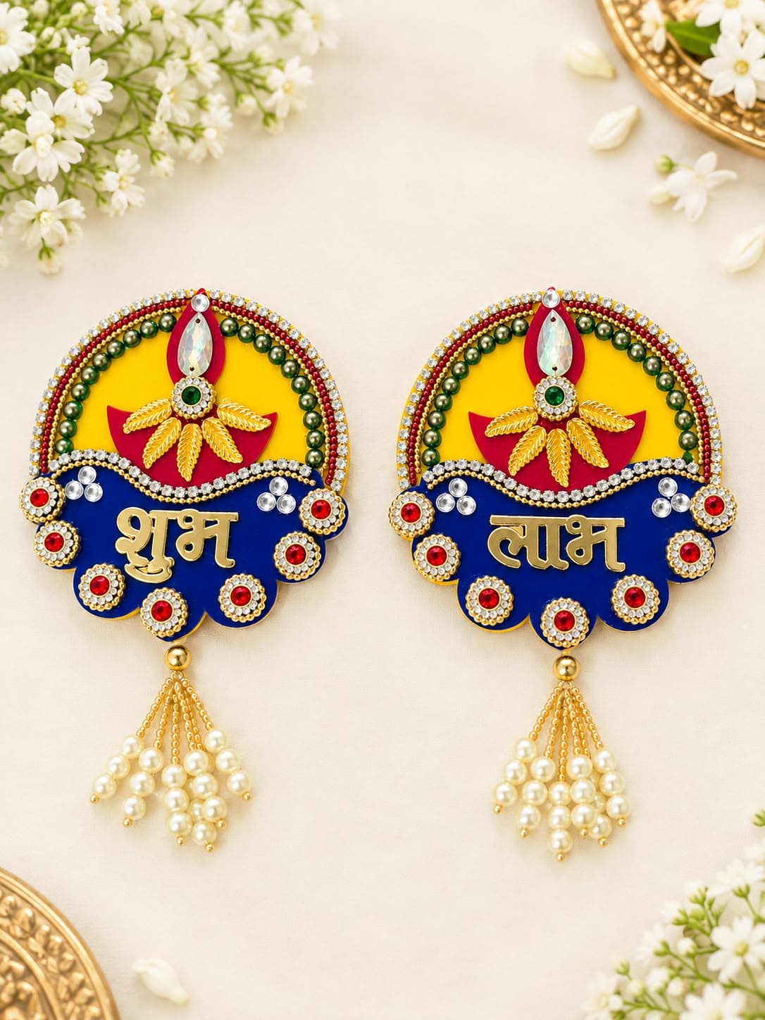 Festive Round Shubh Labh Hanging