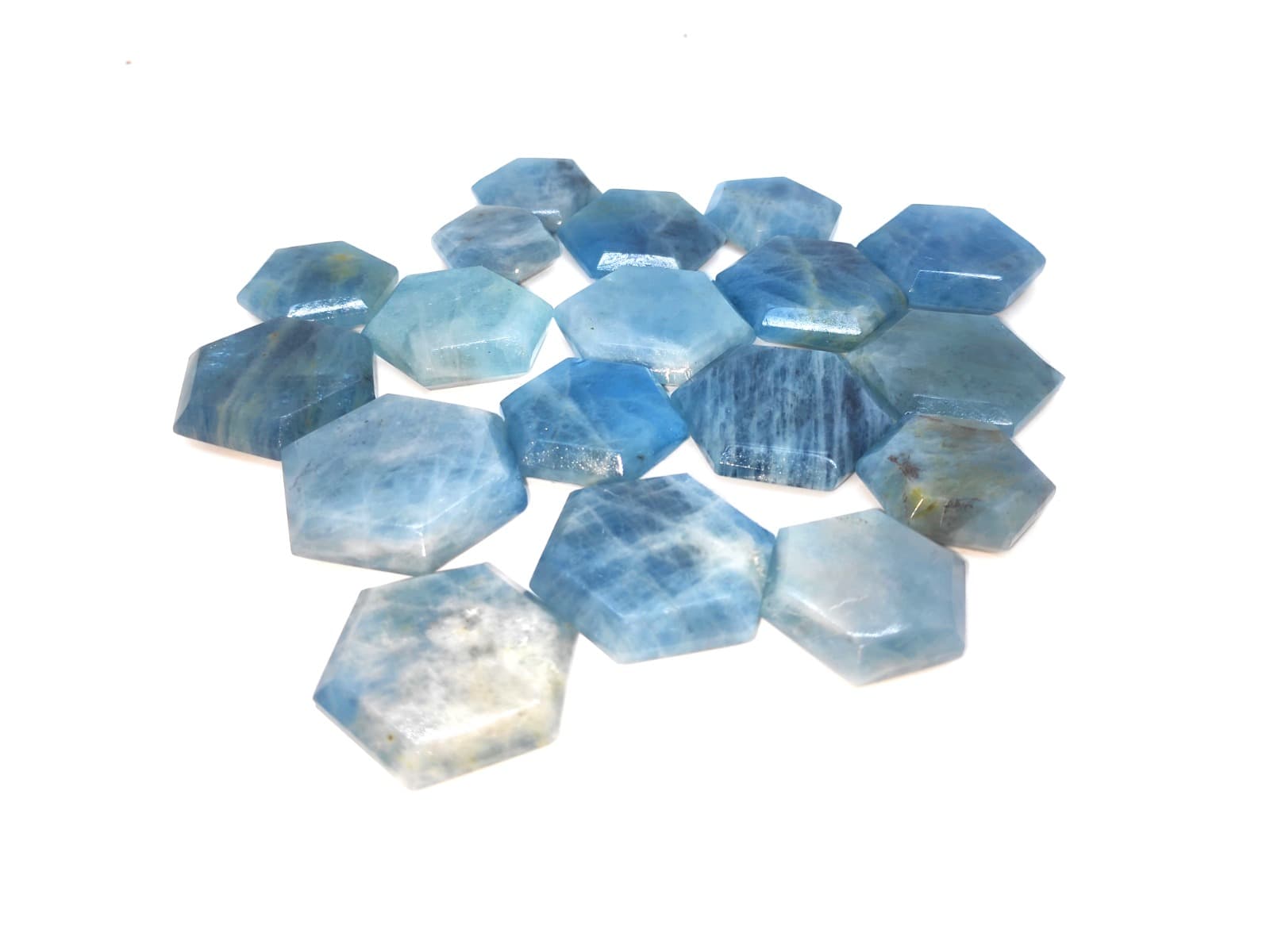 Aquamarine Hexa 1 Kilo Lot