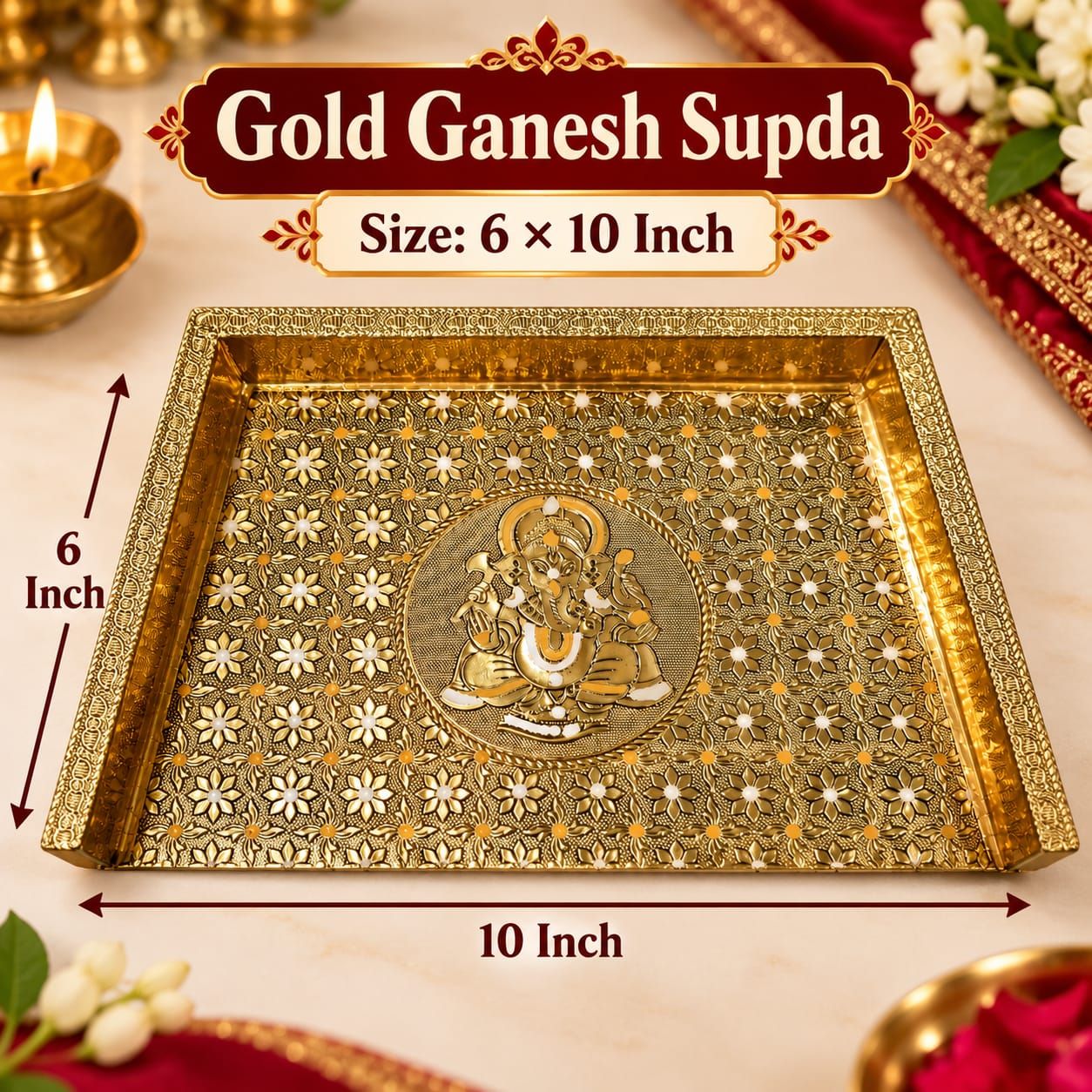 Gold Ganesh Supda